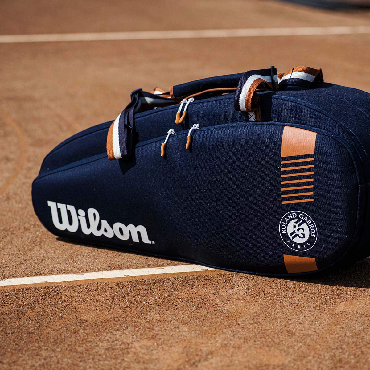 WILSON Roland Garros 6 Pack Tennis Bag - Navy/RedClay