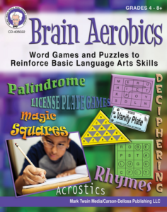 mark twain | brain aerobics workbook | grades 4–9, printable