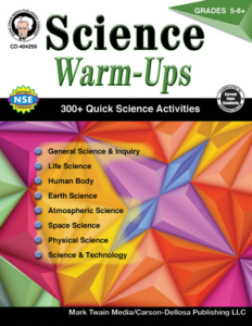 mark twain | science warm-ups workbook | grades 5–8, printable