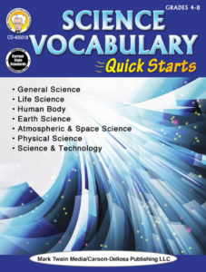 mark twain | science vocabulary quick starts workbook | grades 4–9, printable