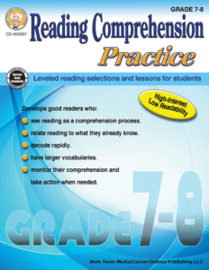 mark twain | reading comprehension practice workbook | grades 7–8, printable