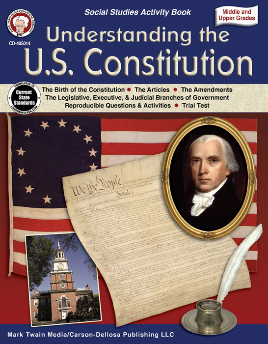 Mark Twain | Understanding the U.S. Constitution Workbook | Grades 5–12, Printable