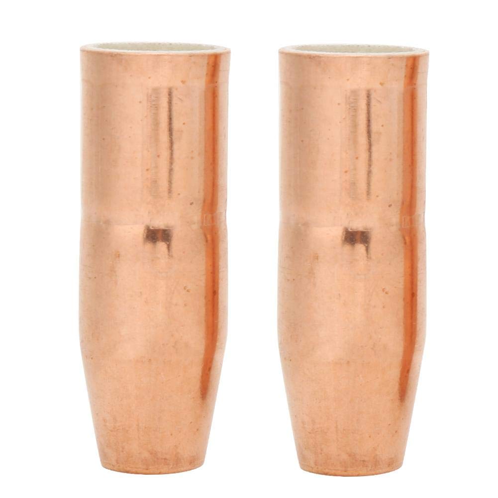 2pcs MIG Welding Gun Nozzle 169724 1/2inch,Copper MIG Welding Contact Tips Welding Gun Accessory for Miller M-25/M-40 Hobart MIG Gun