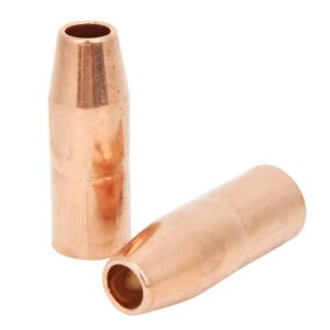 2pcs MIG Welding Gun Nozzle 169724 1/2inch,Copper MIG Welding Contact Tips Welding Gun Accessory for Miller M-25/M-40 Hobart MIG Gun