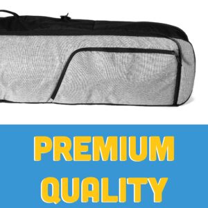 Athletico Peak Padded Snowboard Bag (Black/Gray, 157cm)