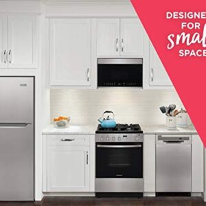 Frigidaire 24 in. 1.9 Cu. Ft. Gas Range in Stainless Steel with Continuous Cast Iron Grates, ADA Compliant