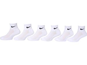 nike cushioned ankle socks 6-pack (little kids) size 3-year youth