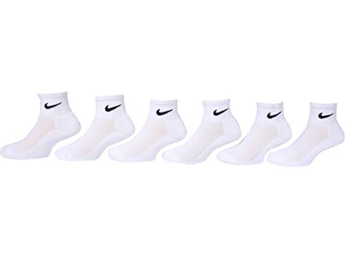 Nike Cushioned Ankle Socks 6-Pack (Little Kids) Size 3-Year youth