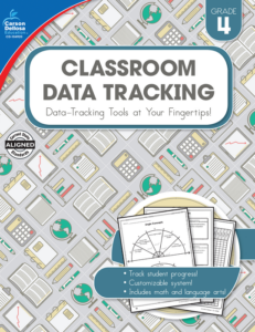 carson dellosa | classroom data tracking workbook | grade 4, printable