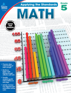 carson dellosa | applying the standards math workbook | grade 5, printable