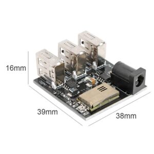 Gump's grocery 9V/12V to 5V 8A USB Power Bank Step-Down Boost Module Mini 3 USB Charging Module