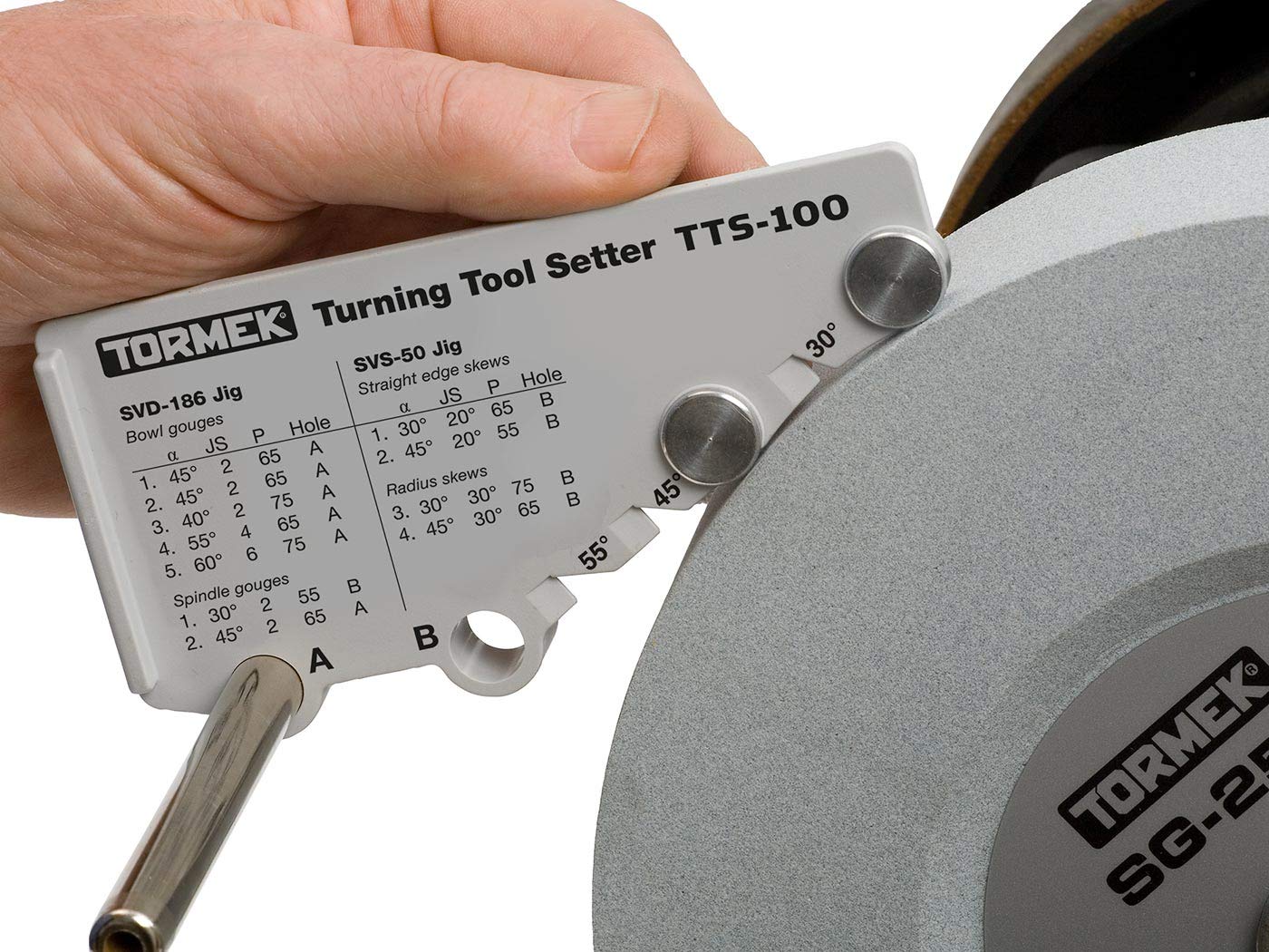 Tormek TNT-808 Woodturner’s Kit - A Complete Turning Tool Sharpener Kit for Tormek Water Cooled Sharpening Systems – Includes Jigs to Shape and Sharpen Turning Tools