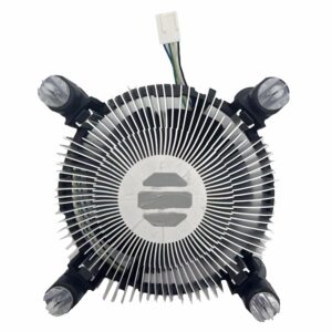 New heatsink CPU Cooling Fan for Intel i3/i5/i7 lga 115x 1150 1151 1155 1156 X3430 X3440 X3450 X3460 X3470 X3480 Series E97379-003 D34223 D75716 D95263 E18764 E33681 E97375 E97378–001 4-PIN 3.5-Inch