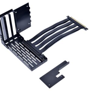 LIAN LI LAN2-1X Premium PCI-E x16 3.0 Black Extender Riser Cable 200mm and Covert Bracket for LANCOOL 2 for PCIE 3.0 only (NOT Compatible with PCIE 4.0 VGA Cards)