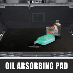 LINLA Premium Absorbent Oil Mat Contains Liquid Garage Floor Mat 8.5'x 6.6', Reusable, Washable, Protects Floor, Driveway Surface, Shop,Parking