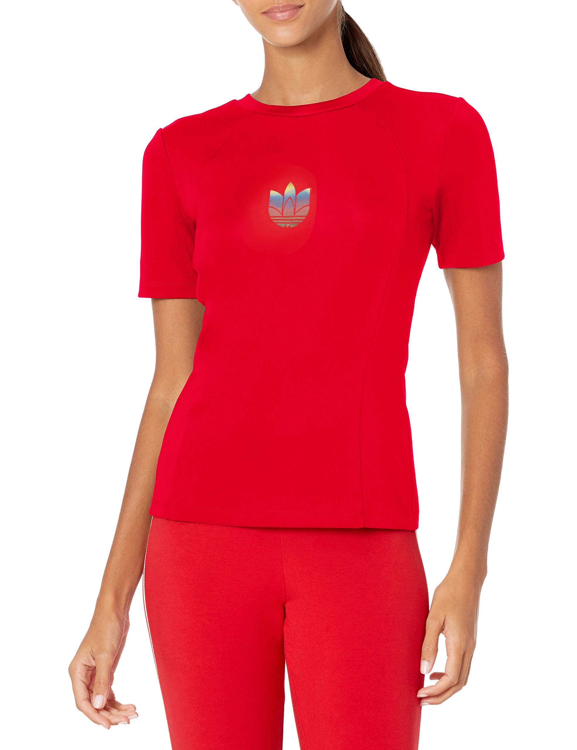 adidas Originals womens Tee Scarlet XX-Small