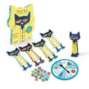 educational insights pete the cat i love my buttons board game for toddlers & preschoolers, for 2-4 players, gift for boys & girls, fun family game for kids ages 3+