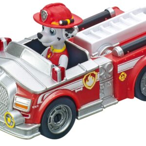 Carrera First Paw Patrol - Slot Car Race Track - Includes 2 Cars: Chase and Marshall - Battery-Powered Beginner Racing Set for Kids Ages 3 Years and Up-Multicolor