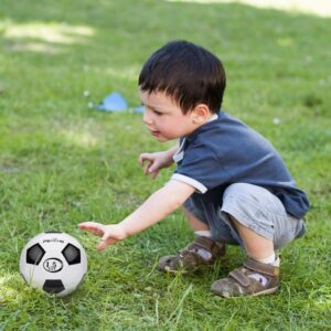 Wisdom Leaves Mini Soccer Ball for Kids/Toddlers,Small Soccer Balls Size 1.5,Baby Toy Balls for Indoor and Outdoor Play Games,Soft and Lightweight（160g）