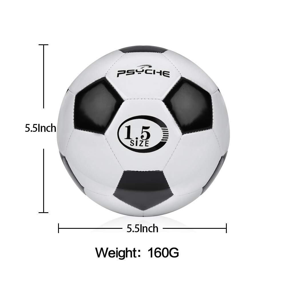 Wisdom Leaves Mini Soccer Ball for Kids/Toddlers,Small Soccer Balls Size 1.5,Baby Toy Balls for Indoor and Outdoor Play Games,Soft and Lightweight（160g）