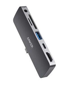 anker usb c hub for ipad pro, powerexpand direct 6-in-1 adapter, with 60w power delivery, 4k hdmi, audio, usb 3.0, sd and microsd card reader (not compatible with ipad pro and ipad mini 2021)