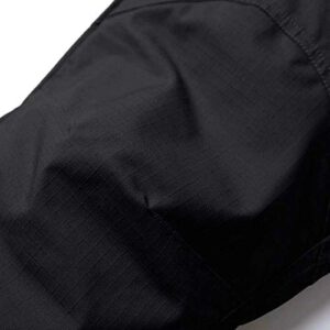 KEFITEVD Cargo Pants for Men Work Tactical Hiking Pants Thermal Winter Running Joggers Sweatpants with Zipper Pocket Khaki