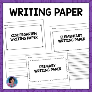 kindergarten writing paper! primary handwriting paper! elementary writing paper!