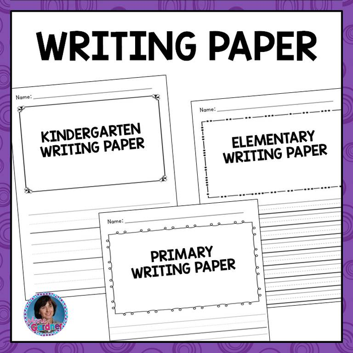 Kindergarten Writing Paper! Primary Handwriting Paper! Elementary Writing Paper!