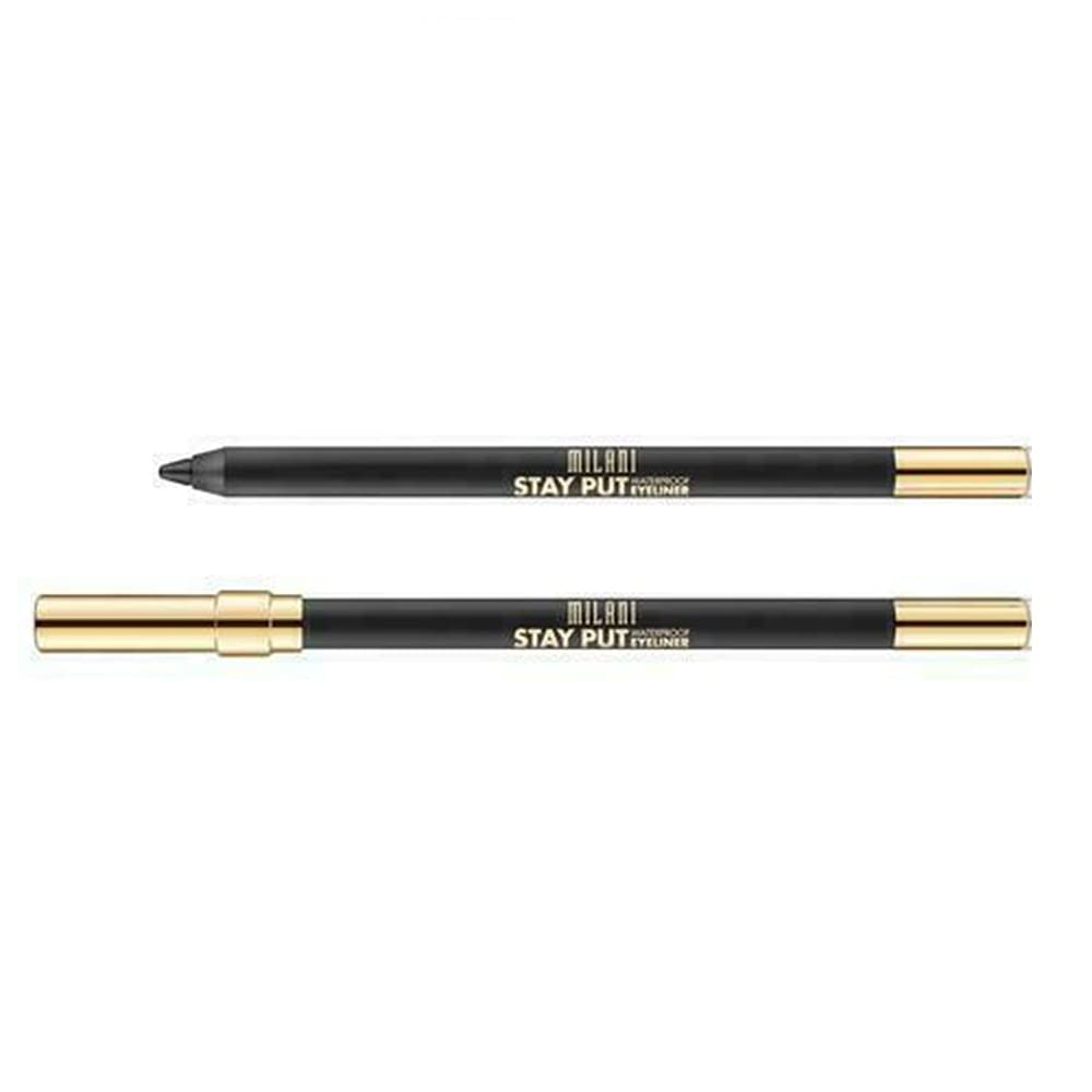 Pack of 2 Milani Stay Put Waterproof Eyeliner Pencil, Stay With Slate (02)