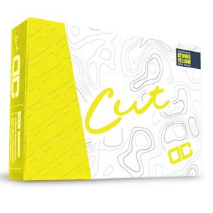 cut dc golf balls atomic yellow (cutdc-yellow)