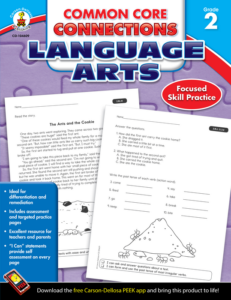 carson dellosa | common core connections language arts workbook | grade 2, printable