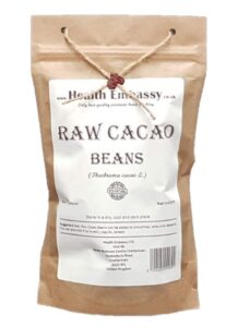 health embassy raw cacao beans (theobroma cacao l.) (225g)