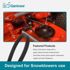 Ganivsor 106-4498 Drive Belt for Toro 726 OE 826 Stens 265-180 (1/2" X 43")