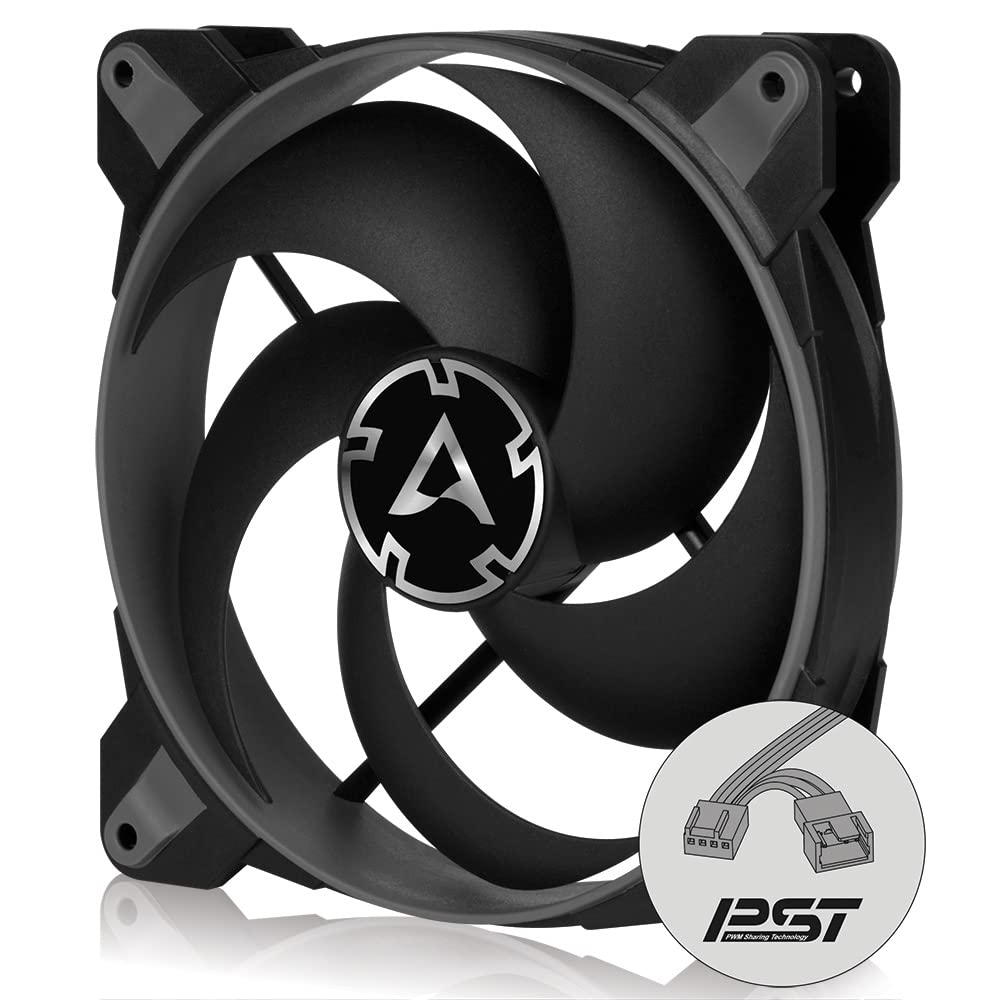 ARCTIC BioniX P140-140 mm Gaming Case Fan with PWM Sharing Technology (PST), Pressure-optimised PC Fans, Very Quiet Motor, Computer, Fan Speed: 200-1950 RPM - Grey