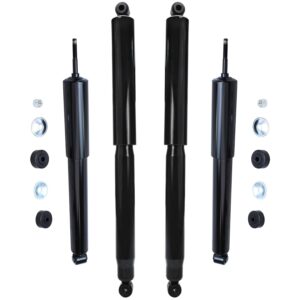 Detroit Axle - 4WD Shock Absorbers for 2005-2016 Ford F-250 Super Duty, 2008-2016 F-350 Super Duty Front and Rear Shock Absorbers 2009 2010 2011 2012 2013 2014 2015 Replacement