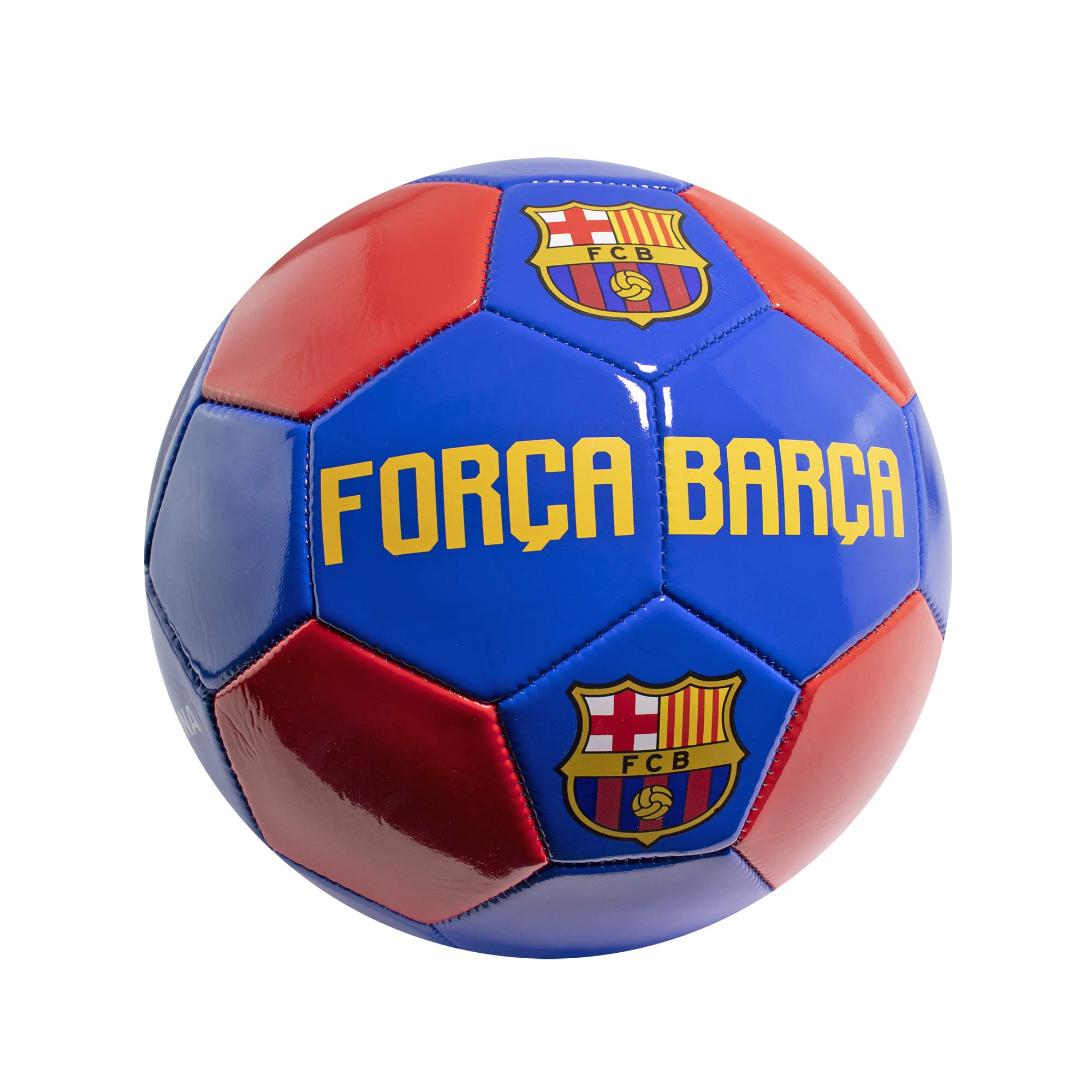 Maccabi Official FC Barcelona Força Barça Soccer Ball, Size 5