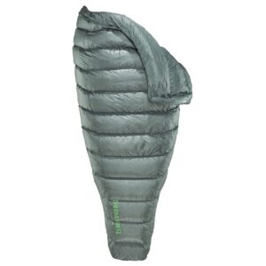 therm-a-rest vesper 45f/7c ultralight down backpacking quilt, long, storm