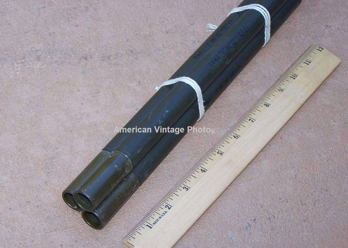 Genuine US Military Issue Pup Tent Pole, Shelter Half Poles, Mosquito Netting Poles