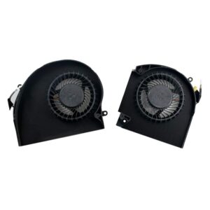 rangale cpu + gpu cooling fan for dell alienware 17 r4 r5 series laptop p31e alw17c 0k2pkv 04rfw1 mg75090v1-c060-s9a mg75090v1-c070-s9a