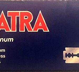 100 Tatra Platinum Double Edge Razor Blades