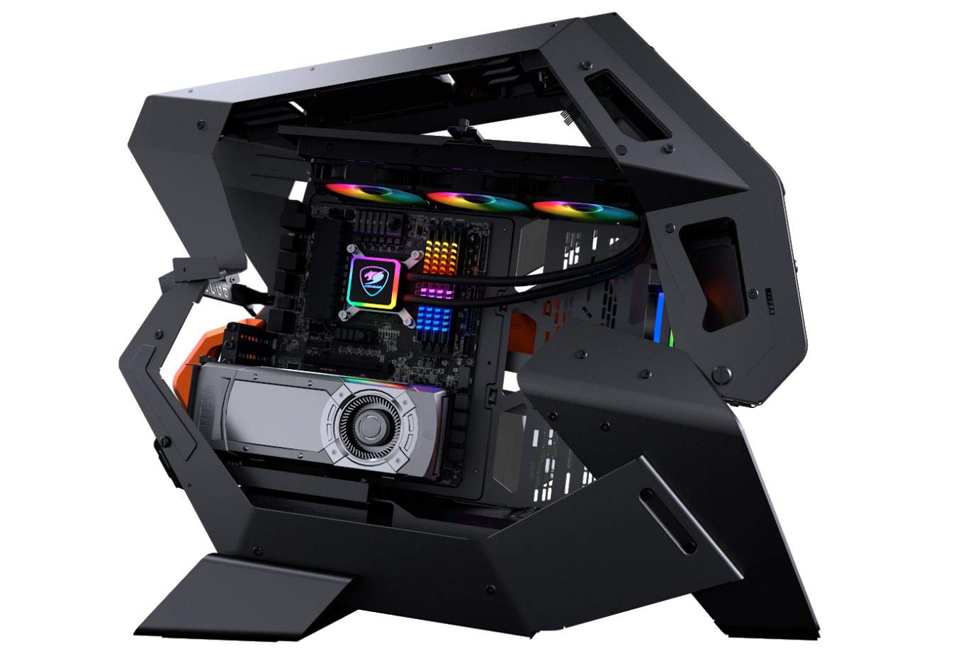 Cougar Conquer 2 All New Ultimate Gaming Full Tower Case with Exclusive Detachable Sub-Chassis Design