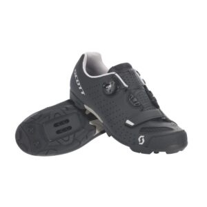 scott comp boa mountain bike shoes mat-black-silv 43