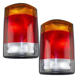 rvlightings western rv alpine 2000-2008 rv motorhome pair (left & right) replacement rear lamp taillights