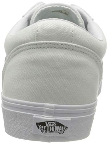 Vans Men's Ward Sneaker, Canvas White White, 11.5