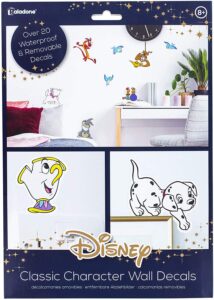 paladone disney classic character wall decals - 23 designs - adjustable - officially licensed merchandise