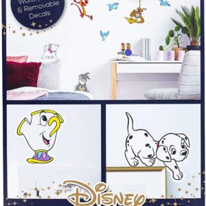 Paladone Disney Classic Character Wall Decals - 23 Designs - Adjustable - Officially Licensed Merchandise