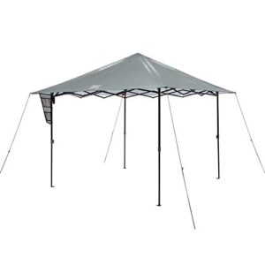 coleman onesource rechargeable led lighted canopy, 10 x 10ft canopy tent, shade canopy great for beach, yard, tailgates, & parties