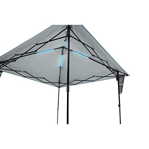 Coleman OneSource Rechargeable LED Lighted Canopy, 10 x 10ft Canopy Tent, Shade Canopy Great for Beach, Yard, Tailgates, & Parties