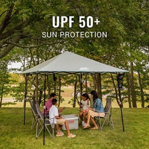 Coleman OneSource Rechargeable LED Lighted Canopy, 10 x 10ft Canopy Tent, Shade Canopy Great for Beach, Yard, Tailgates, & Parties