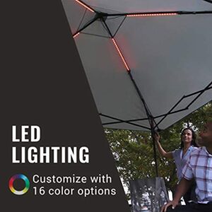 Coleman OneSource Rechargeable LED Lighted Canopy, 10 x 10ft Canopy Tent, Shade Canopy Great for Beach, Yard, Tailgates, & Parties